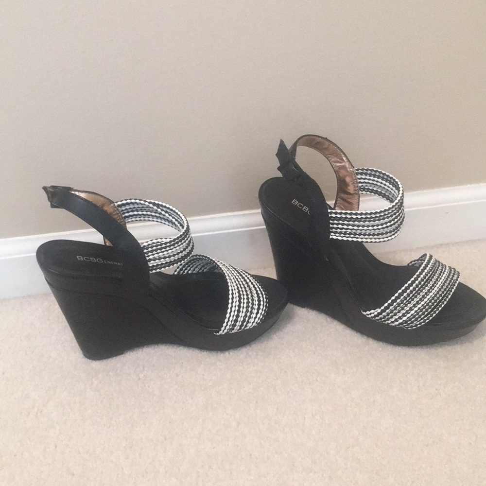 Worn once BCBG wedges